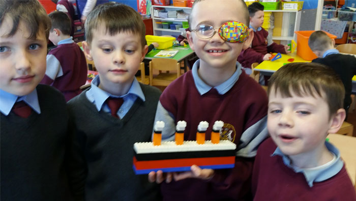 Senior infants learned all about the Titanic