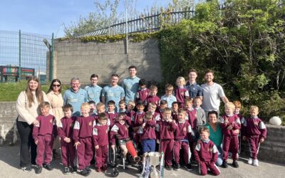 Limerick County Footballers visit Courtenay NS
